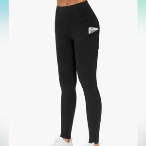 Thick High Waist Yoga Pants with Pockets